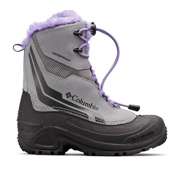 Columbia Omni-Heat Boots Girls Grey USA (US1340403)